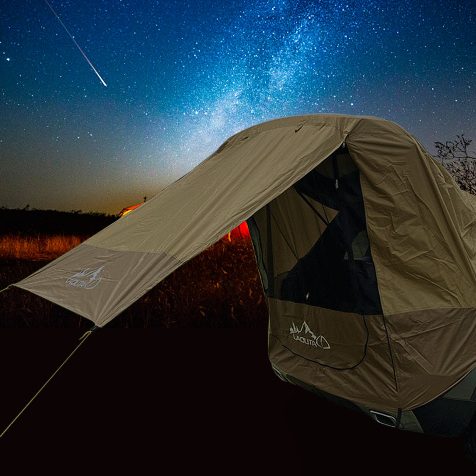 Cheap Goat Tents Toldo para coche al aire libre, refugio solar, toldo plegable para acampar, carpa ultraligera para coche, acampar, viajar, actividades familiares al aire libre Tents 